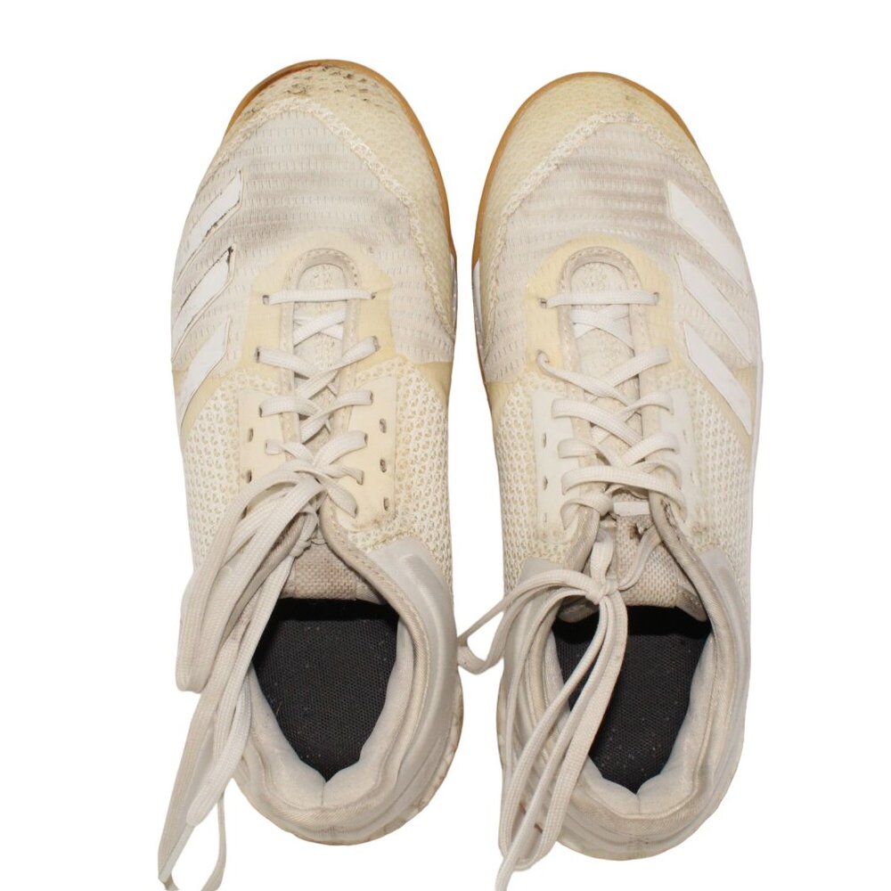 Adidas Womens Sz 7 Crazyflight X 3 D97831 White Gum Running Shoes Sneakers - Picture 8 of 12